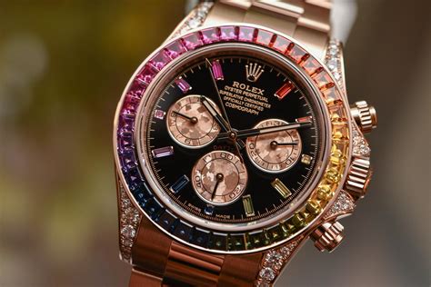 list price on rolex daytona rainbow watch everose gold|Rolex daytona watch price.